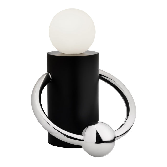 Kuzco Lighting TL73708-MB/CH LED Table Lamp, Matte Black/Chrome