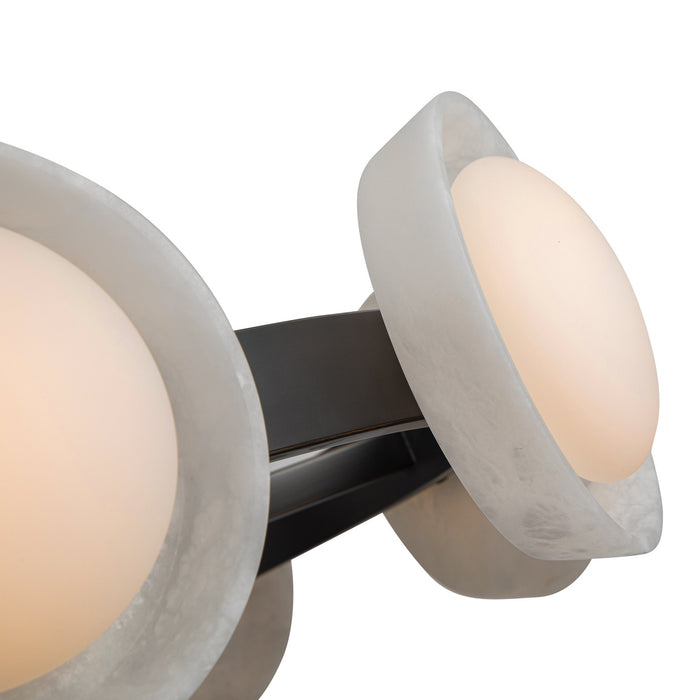 Alora CH320837UBAR LED Chandelier, Urban Bronze/Alabaster
