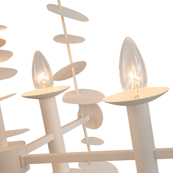 Alora CH340041MW 16 Light Chandelier, Matte White