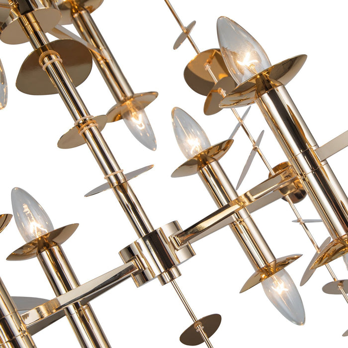Alora CH340041PB 16 Light Chandelier, Polished Brass (Display - Final Sale)