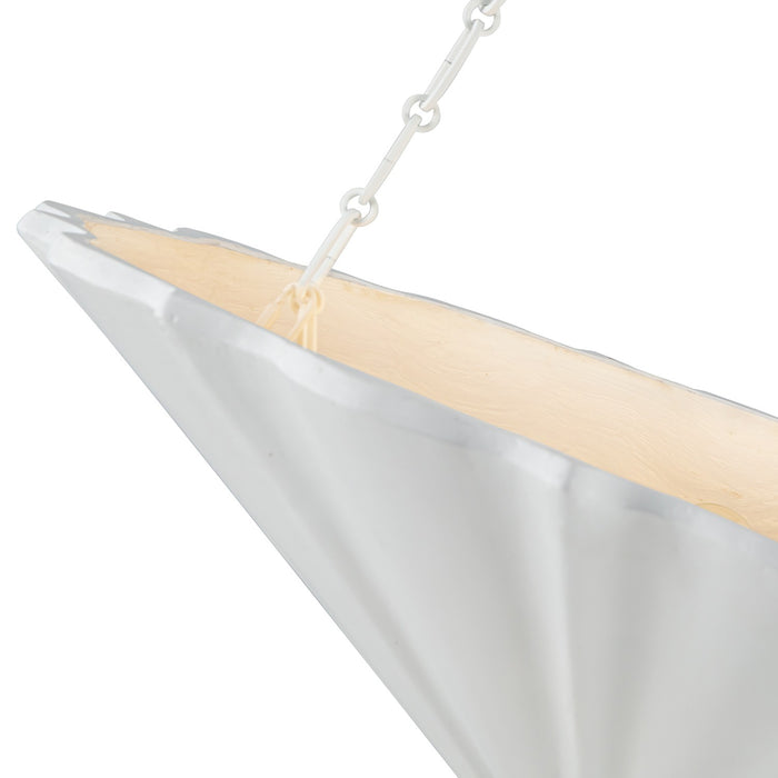 Alora CH352430AW Four Light Chandelier, Antique White