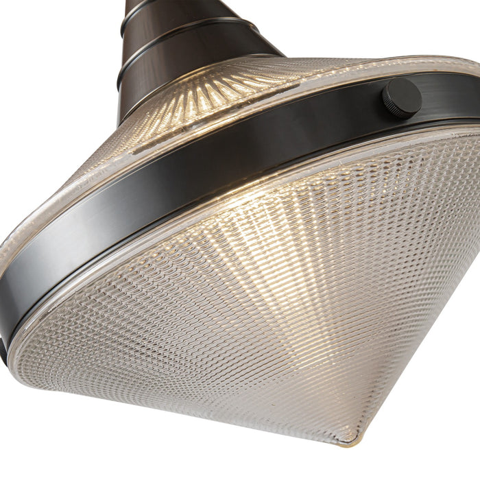 Alora LP348241UBPG Two Light Linear Pendant, Urban Bronze/Prismatic Glass