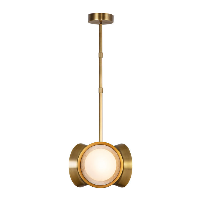 Alora PD320313VB LED Pendant, Vintage Brass