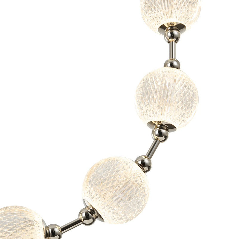 Alora PD321708PN LED Pendant, Polished Nickel