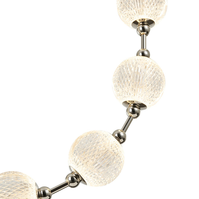 Alora PD321708PN LED Pendant, Polished Nickel
