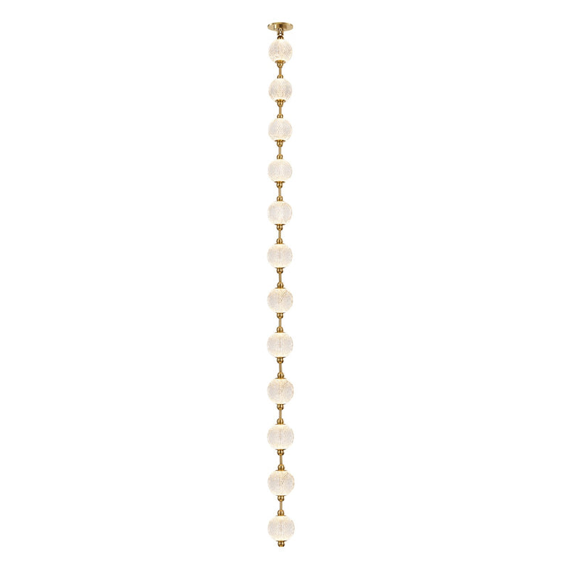 Alora PD321712NB-RT LED Pendant, Natural Brass