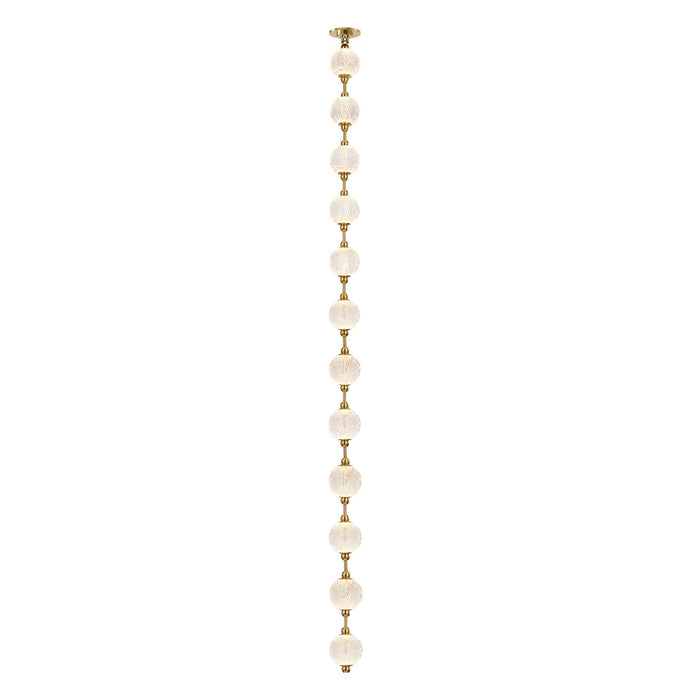 Alora PD321712NB-RT LED Pendant, Natural Brass