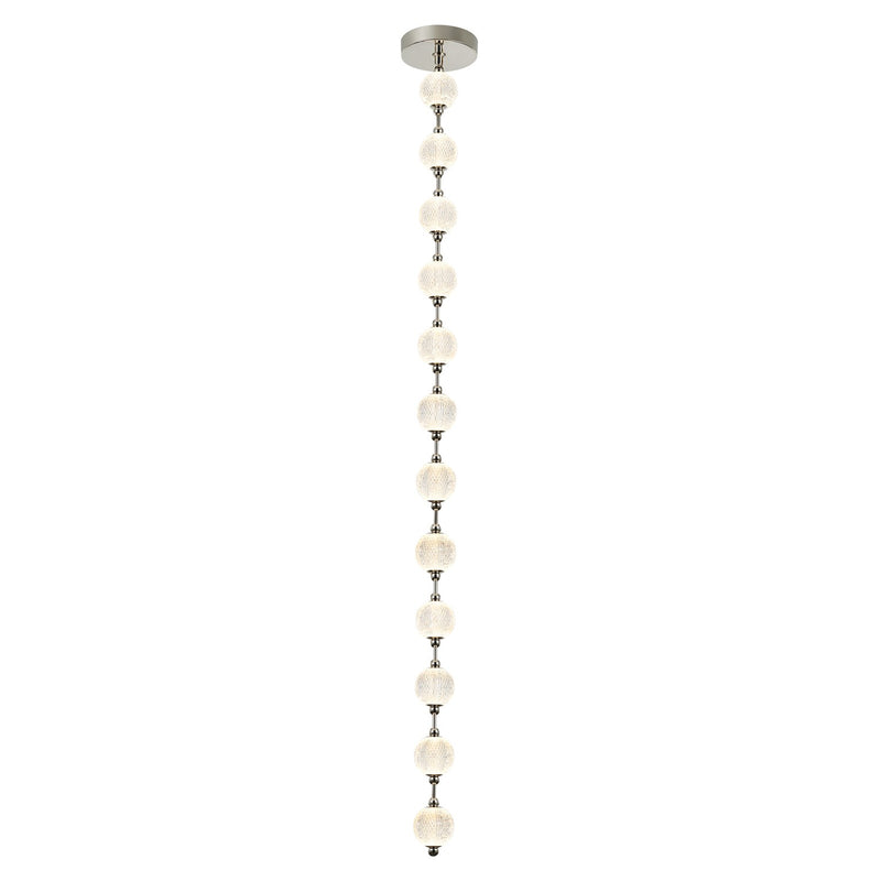 Alora PD321712PN LED Pendant, Polished Nickel