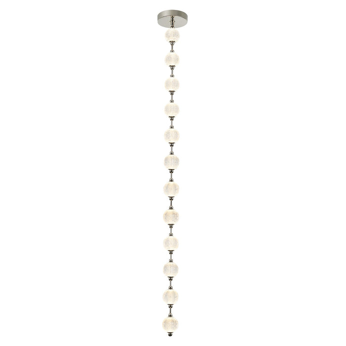 Alora PD321712PN LED Pendant, Polished Nickel
