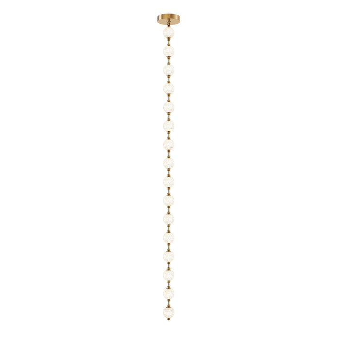 Alora PD321716NB LED Pendant, Natural Brass