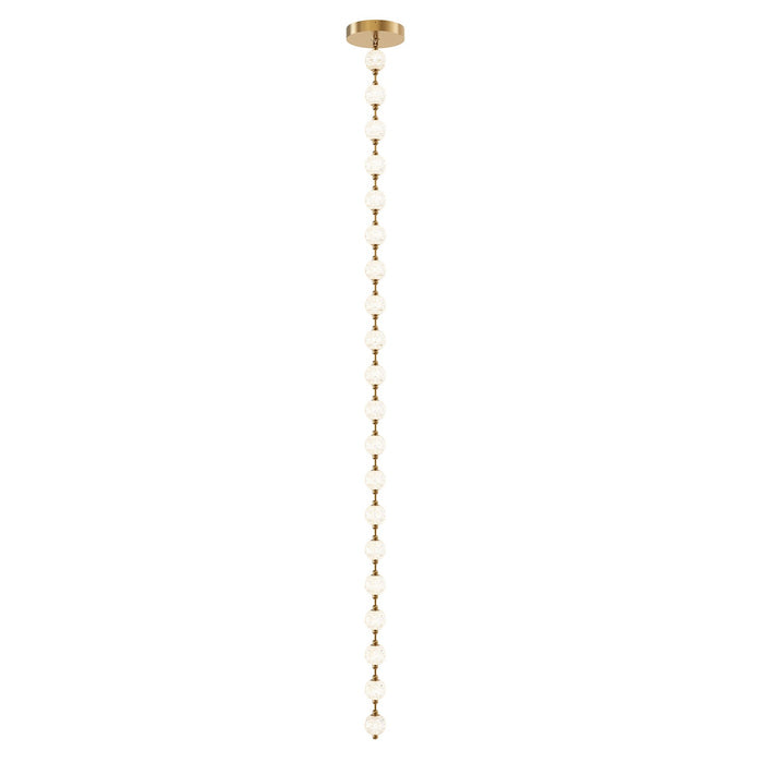 Alora PD321720NB LED Pendant, Natural Brass