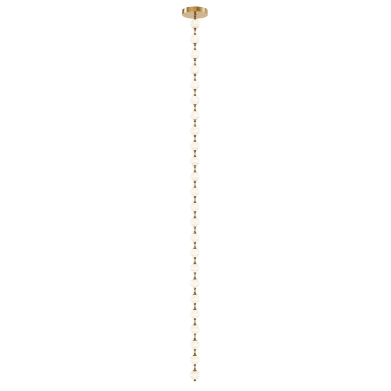 Alora PD321724NB LED Pendant, Natural Brass