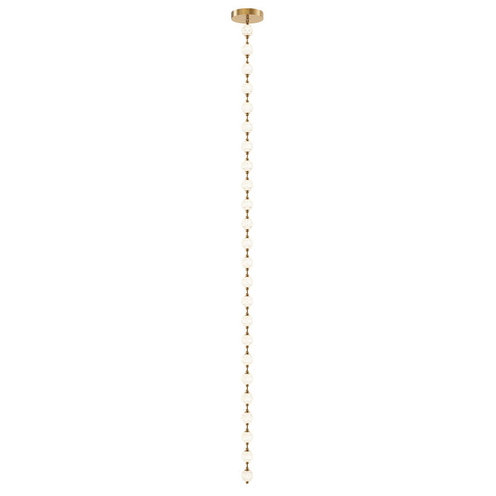 Alora PD321724NB LED Pendant, Natural Brass