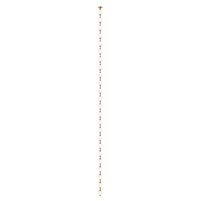 Alora PD321724NB-RT LED Pendant, Natural Brass