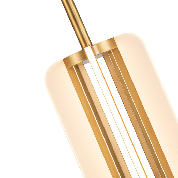 Alora PD336507VB LED Pendant, Vintage Brass
