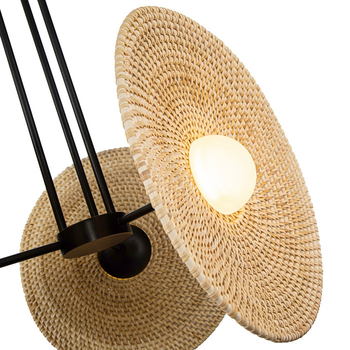 Alora PD350318UBWO LED Pendant, Urban Bronze/Woven
