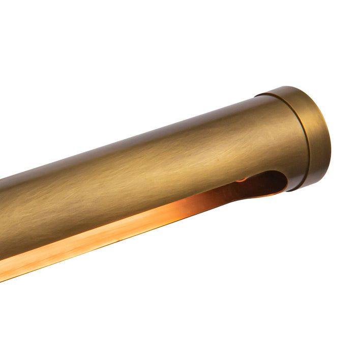 Alora PL355220VB Two Light Picture Light, Vintage Brass