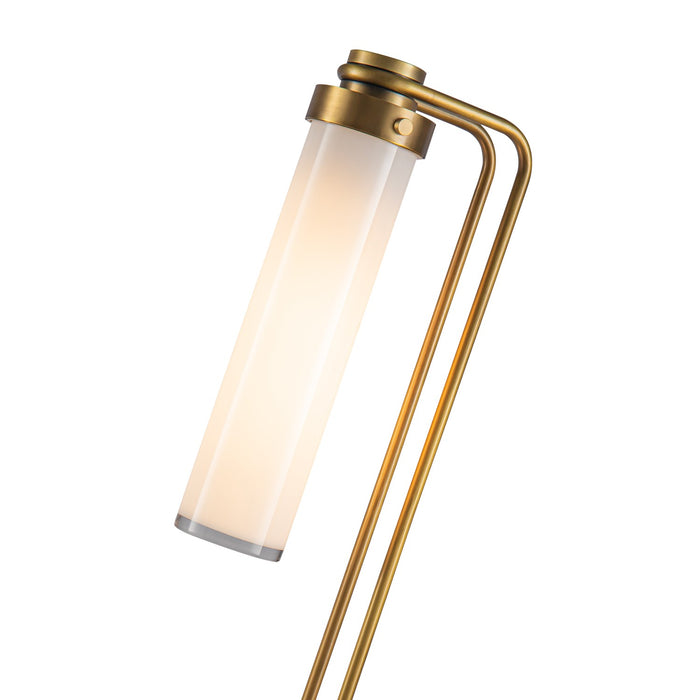 Alora TL355022VBGO One Light Table Lamp, Vintage Brass/Glossy Opal