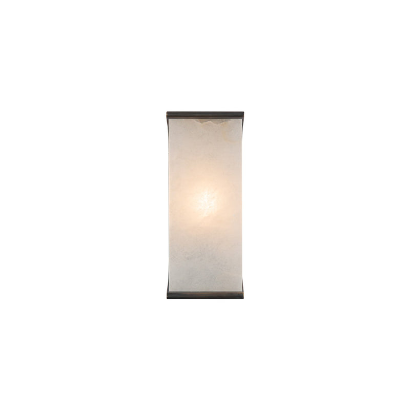 Alora WV327010UBAR One Light Wall Sconce, Urban Bronze/Alabaster