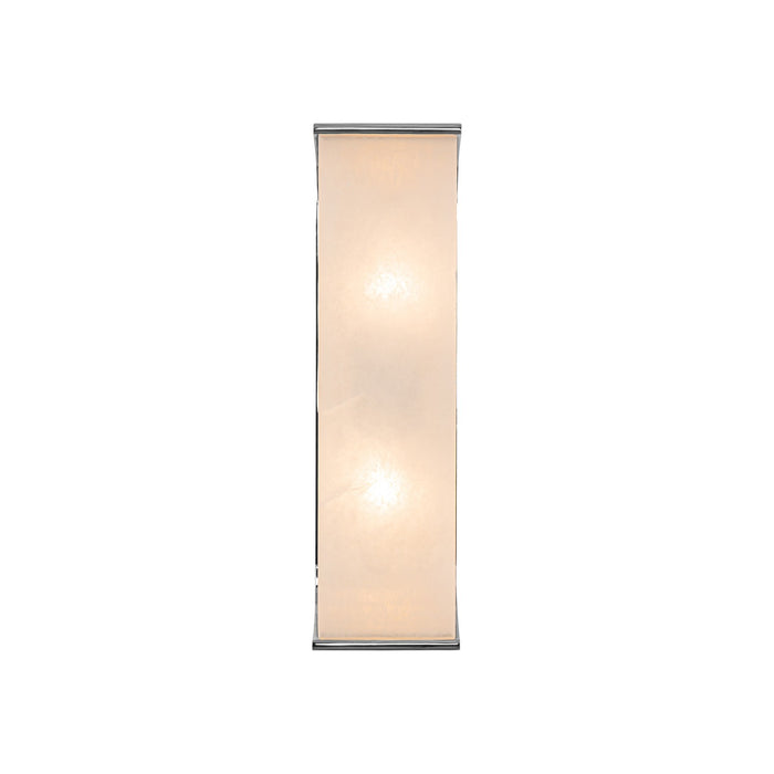 Alora WV327015PNAR Two Light Vanity, Polished Nickel/Alabaster
