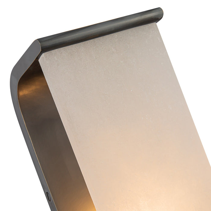 Alora WV327019UBAR Two Light Vanity, Urban Bronze/Alabaster