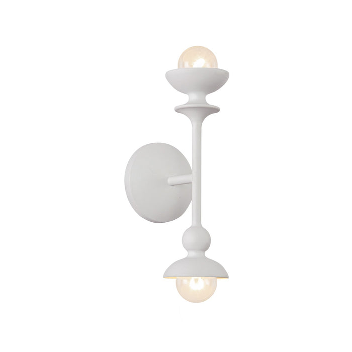 Alora WV328209AW Two Light Vanity, Antique White
