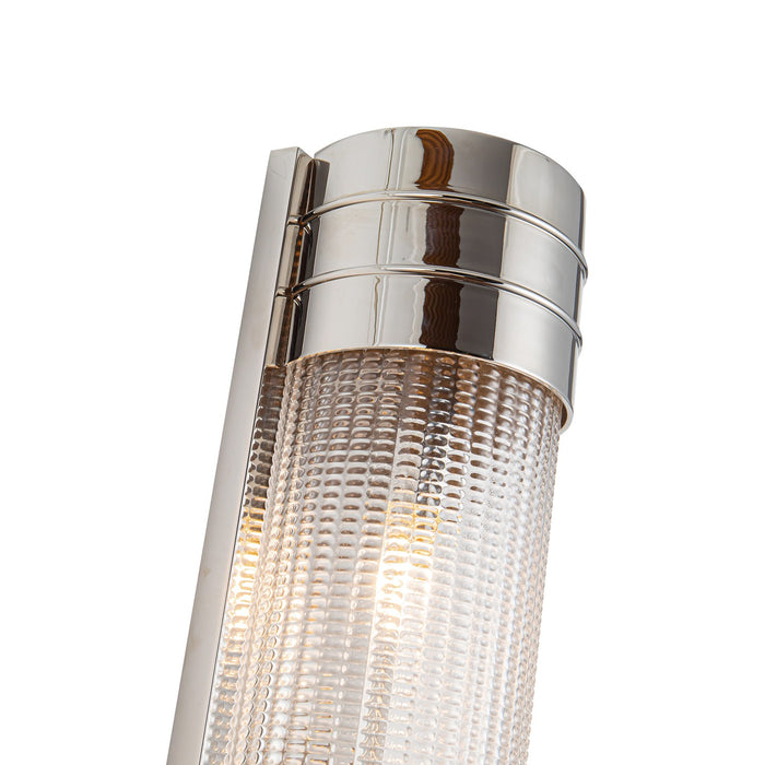Alora WV348218PNPG Two Light Vanity, Polished Nickel/Prismatic Glass