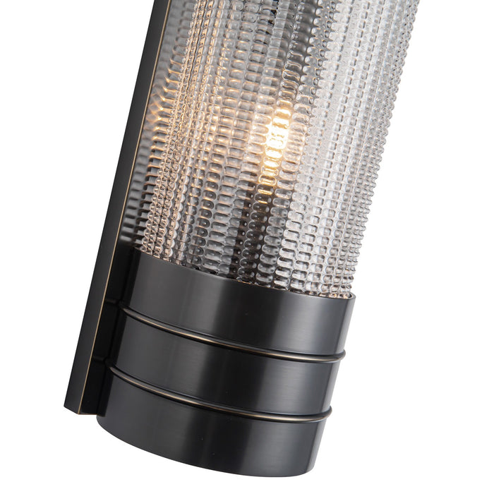 Alora WV348218UBPG Two Light Vanity, Urban Bronze/Prismatic Glass