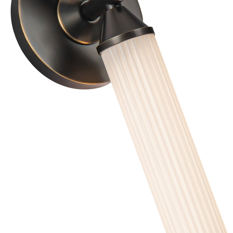 Alora WV348222UBFR LED Vanity, Urban Bronze/Frosted Ribbed Glass