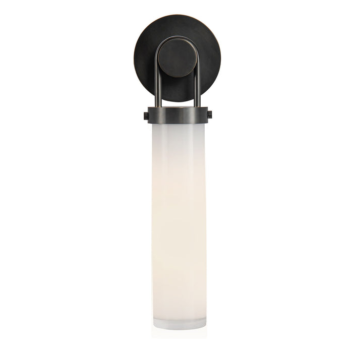 Alora WV355116UBGO One Light Wall Sconce, Urban Bronze/Glossy Opal