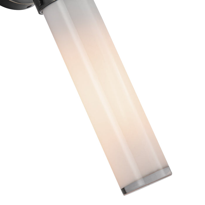 Alora WV355116UBGO One Light Wall Sconce, Urban Bronze/Glossy Opal