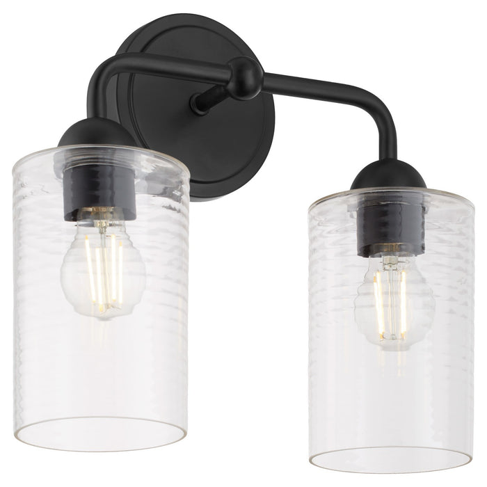Quorum 598-2-59 Two Light Vanity, Matte Black