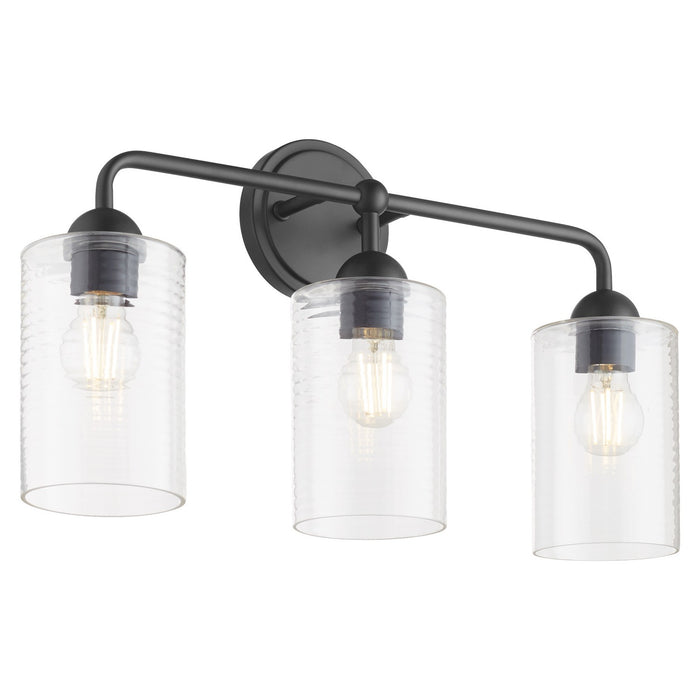 Quorum 598-3-59 Three Light Vanity, Matte Black