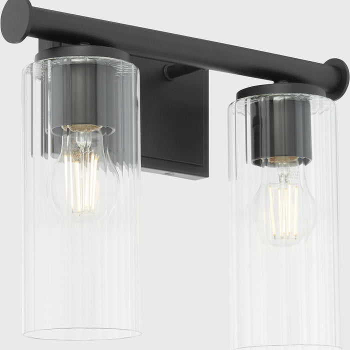 Quorum 541-2-59 Two Light Vanity, Matte Black