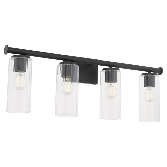 Quorum 541-4-59 Four Light Vanity, Matte Black