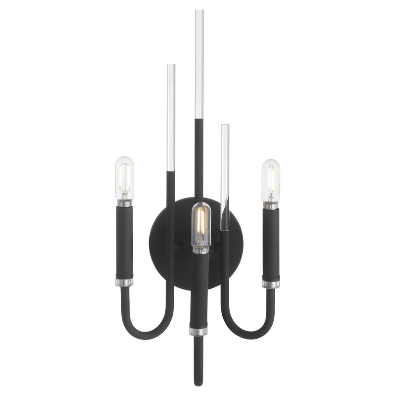 Quorum 5223-3-69 Three Light Wall Mount, Textured Black