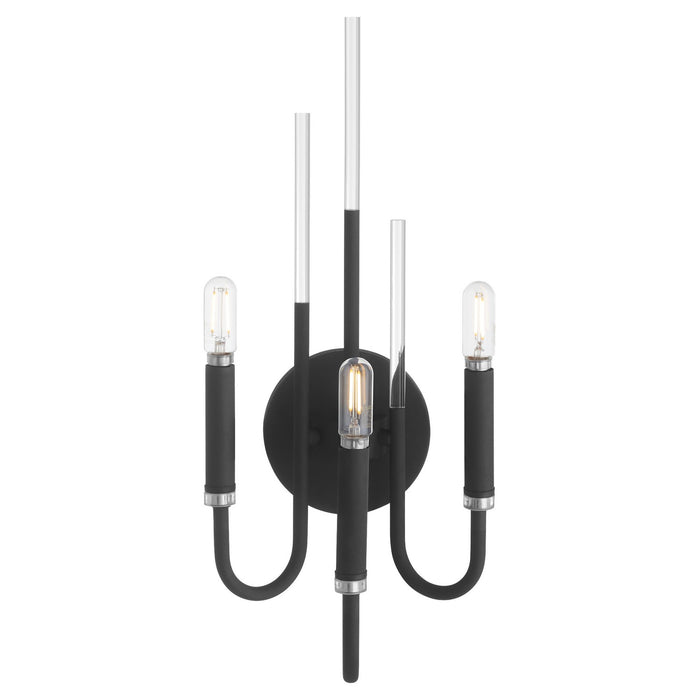 Quorum 5223-3-69 Three Light Wall Mount, Textured Black