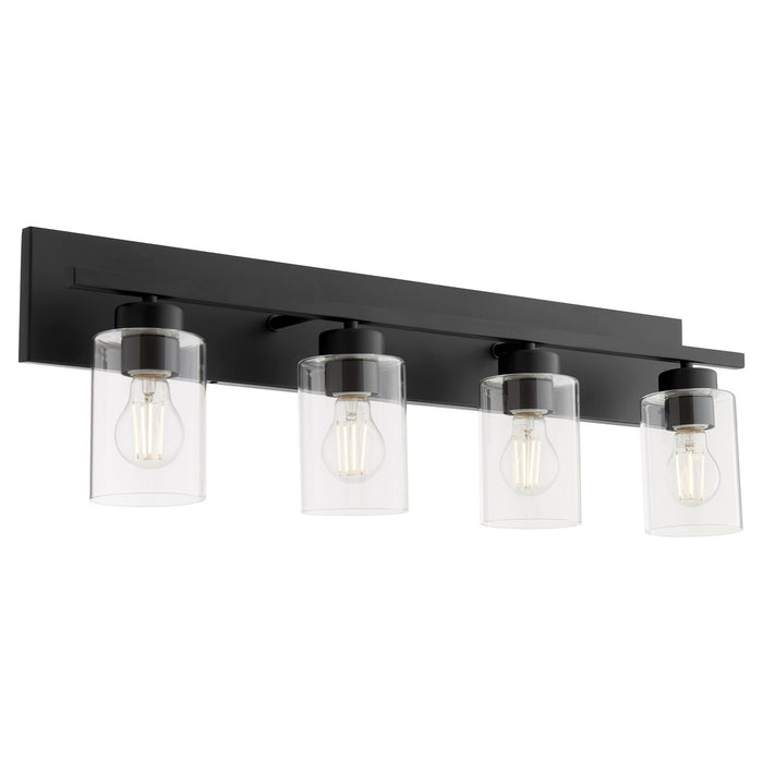 Quorum 5012-4-59 Four Light Vanity, Matte Black