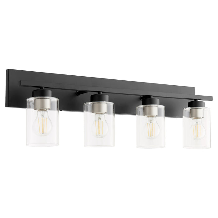 Quorum 5012-4-59 Four Light Vanity, Matte Black