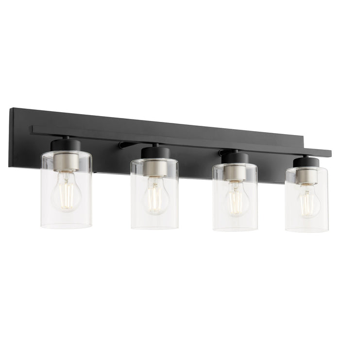 Quorum 5012-4-59 Four Light Vanity, Matte Black