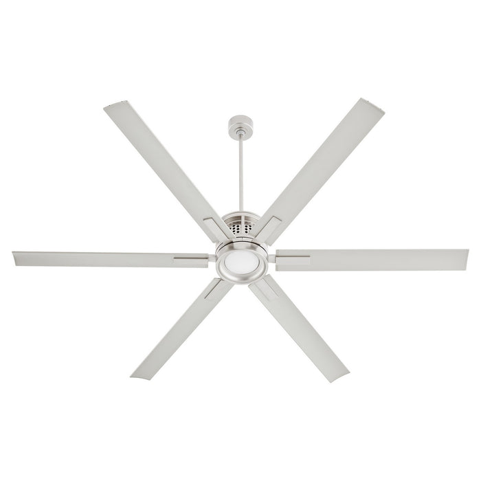 Quorum 10806-65 80" Ceiling Fan, Satin Nickel
