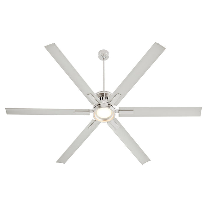 Quorum 10806-65 80" Ceiling Fan, Satin Nickel