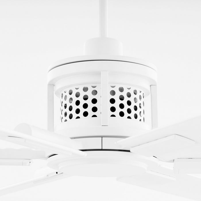 Quorum 10806-8 80" Ceiling Fan, Studio White