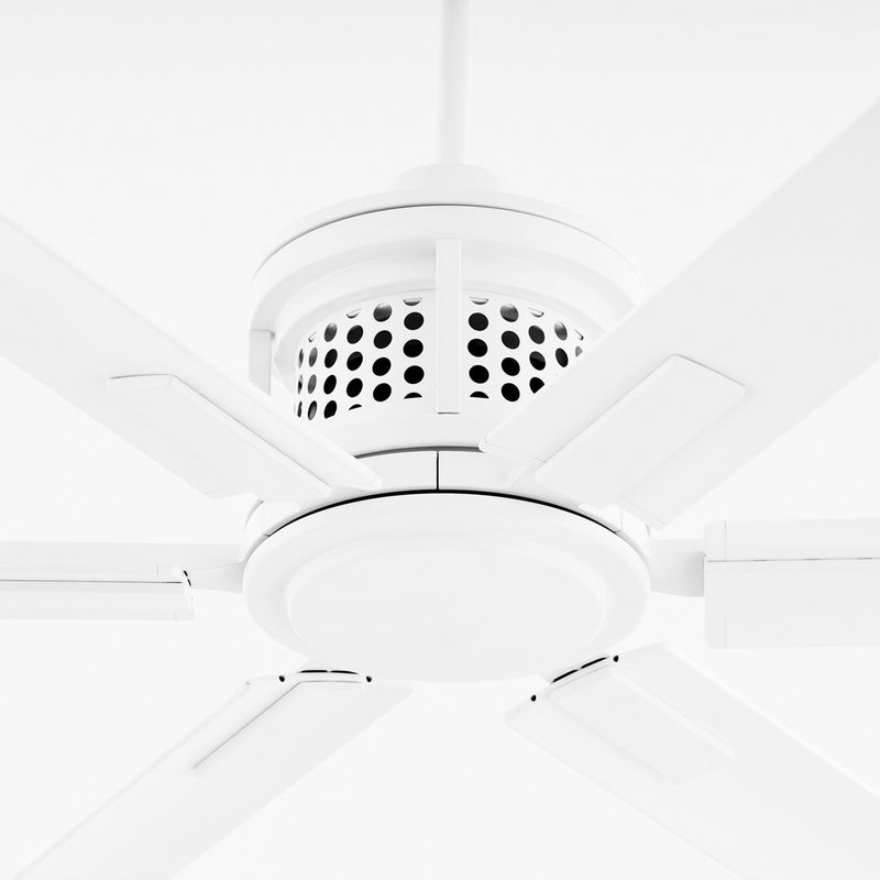 Quorum 10806-8 80" Ceiling Fan, Studio White