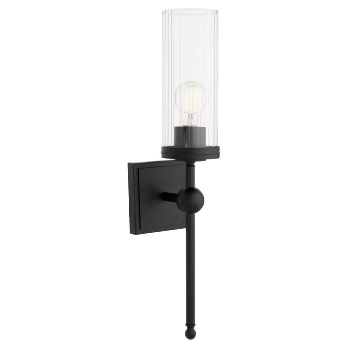 Quorum 560-1-59 One Light Wall Mount, Matte Black