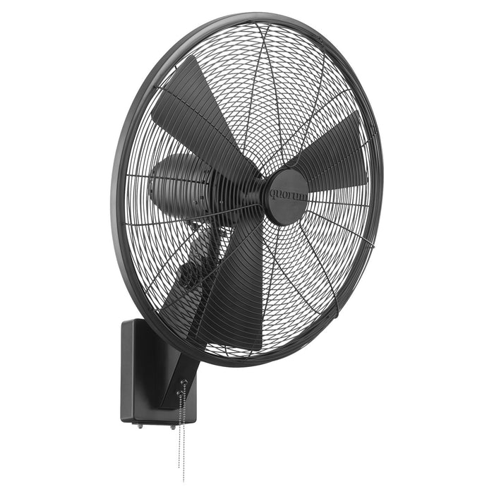 Quorum 93203-59 20" Wall Fan, Matte Black