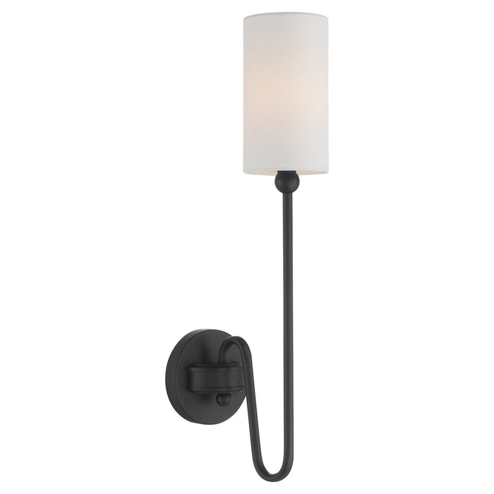 Quorum 597-1-59 One Light Wall Mount, Matte Black