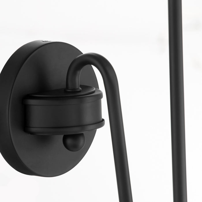Quorum 597-1-59 One Light Wall Mount, Matte Black