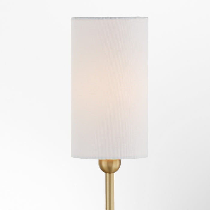 Quorum 597-1-80 One Light Wall Mount, Aged Brass