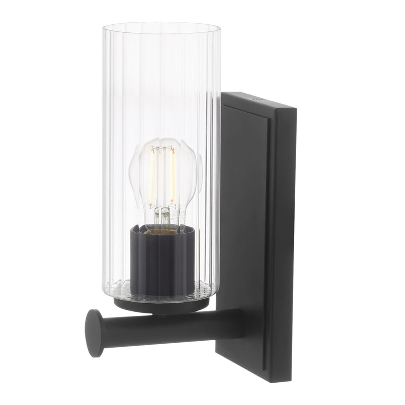 Quorum 540-1-59 One Light Wall Mount, Matte Black